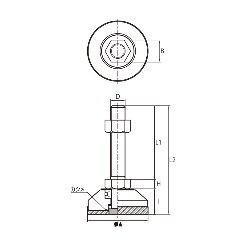 送料無料/新品 ダイワアドテック 重量用 ベアリング装着 D-H-36-250 1個 160-9937 